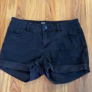 BDG Black Jean Shorts